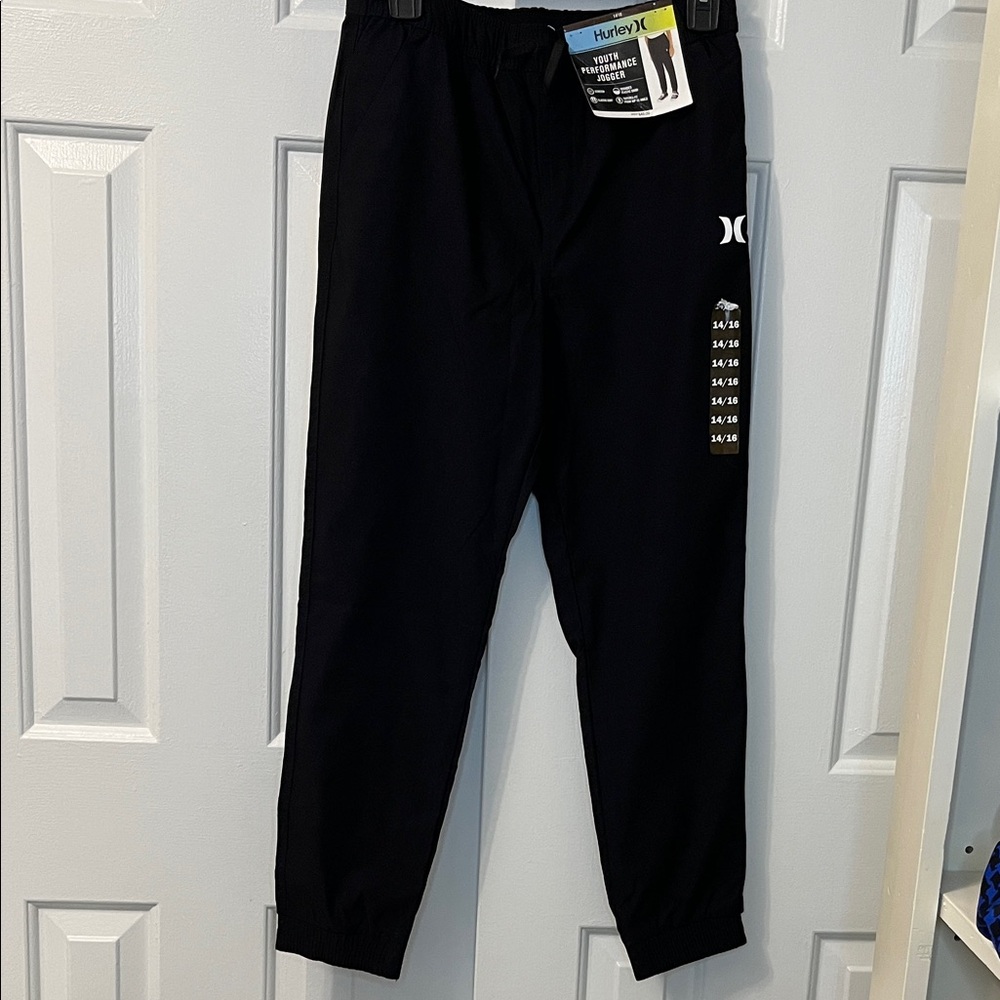 NWT Hurley Youth Performance Jogger Black Size‎ 14/16